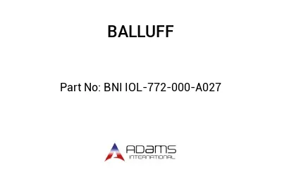 BNI IOL-772-000-A027									